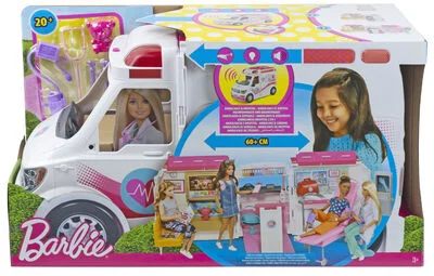 Barbie ambulans och sjukhus